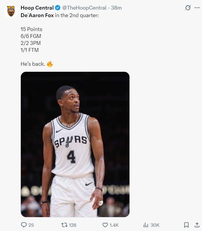 马刺队后卫连续场砍下+得分的简单介绍